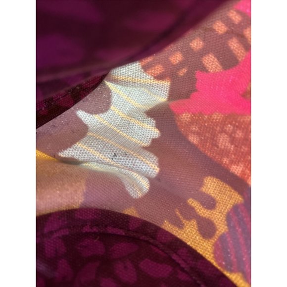 Fossil Multicolor Tree Nature Print Coated Canvas Tote Shoulder Bag - Picture 13 of 16